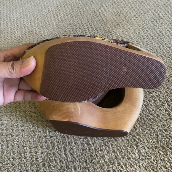 Jeffrey Campbell python wedge platform ankle boots size 6. - Picture 7 of 7